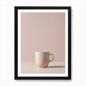 Pink Mug Art Print