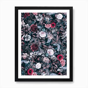 Blue Garden Art Print