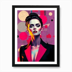 Sexy Woman Portrait Art Print