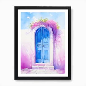 Blue Door 9 Art Print