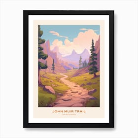 John Muir Trail Usa 2 Hike Poster Art Print