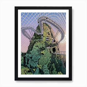 Singapore Cloud Forest Art Print