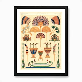 Ancient Egyptian Art, Owen Jones  Art Print