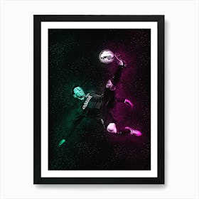 Lionel Messi Bicycle Kick Art Print