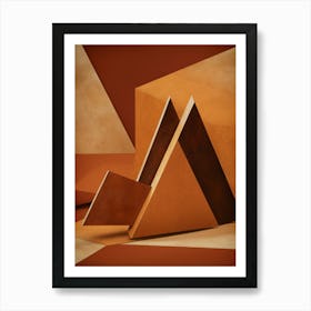 Abstract Geometric Shapes Art Print