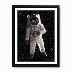 Astronaut In Space 9 Art Print