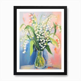 Flower Painting Fauvist Style Lily Of The Valley 2 Poster