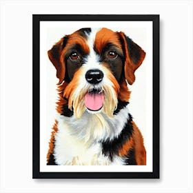 Fox Terrier (Smooth) 3 Watercolour Dog Art Print