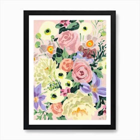 Romantic Bouqet Art Print