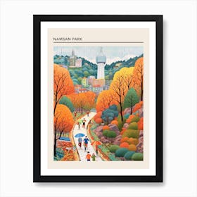 Namsan Park Seoul South Korea 2 Art Print