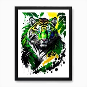 Tiger 4 Art Print