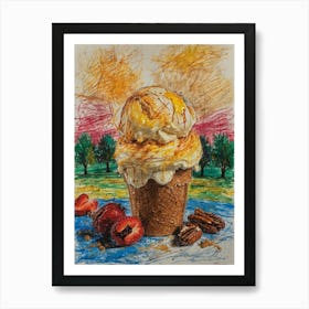 Ice Cream Cone 15 Art Print