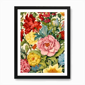 Flowers In A Vase 84 Art Print