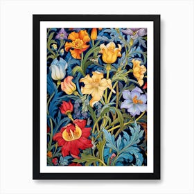 William Morris Flowers 1 Art Print