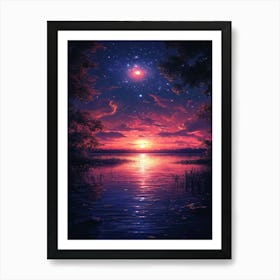 Night Sky 10 Art Print