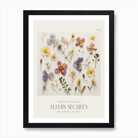 Fleurs Sechees, Dried Flowers Exhibition Poster 03 Póster