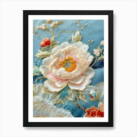 Chinese Embroidery 76 Art Print