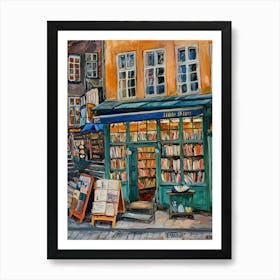 Bergen Book Nook Bookshop 2 Art Print
