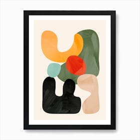 Minimal Abstract Shapes 34 Art Print