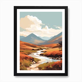 The Great Glen Way Scotland 4 Hiking Trail Landscape Art Print