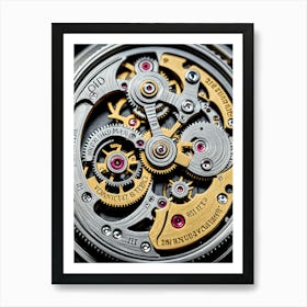 Close Up Of A Watch 7 Art Print