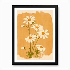 Daisy Flowers 4 Art Print