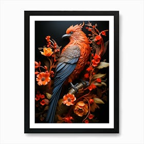 Soaring Spirits Bird In Harmony Art Print