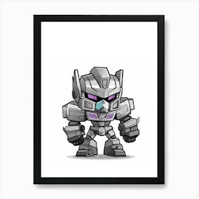 Transformers Megatron Art Print