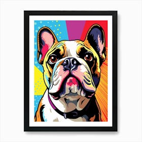 Pop Art French Bulldog 2 Art Print