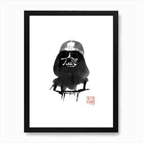 Darth Vader Under The Light Art Print