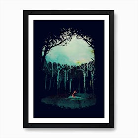 Deepin The Forest Art Print