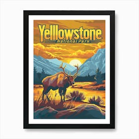 Yellowstone National Park Art Print