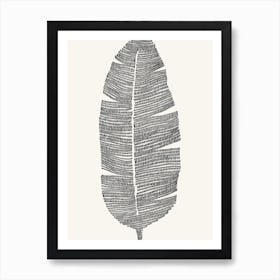 Banana Leaf Art Print