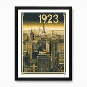 Aihrgdesign A Vintage Travel Poster Showcasing Art Deco Archi A9f90dc6 9c24 4844 B6ce 2d8d5b2fe473 2 Art Print