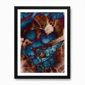 Endless Blue Space Art Print