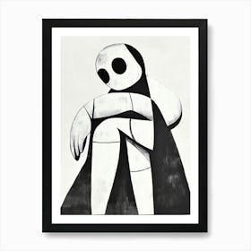 'The Skeleton' Art Print