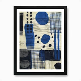 Abstract Blue 2 Art Print