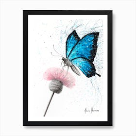 Sugar Butterfly Art Print