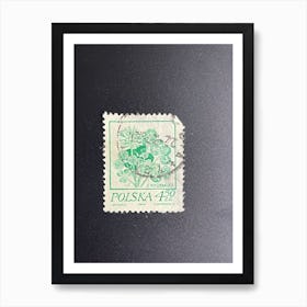 Postage Stamp Of Poland 7 Art Print