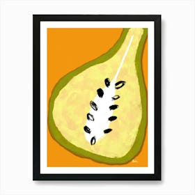 Pear Fruit - Artwork 1 Art Print