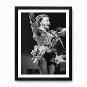 Kylie Minogue Performs In 1991 In Manchester Art Print