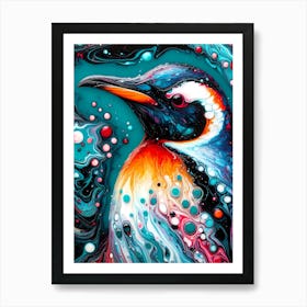 Abstract Float Color Visual 34 Art Print