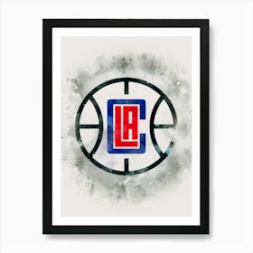 Los Angeles Clippers 3 Art Print