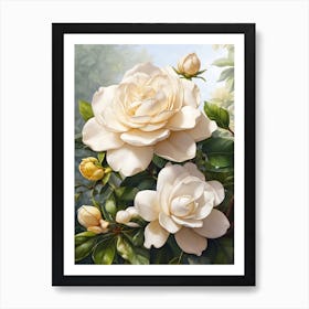 Gardenia 1 Art Print