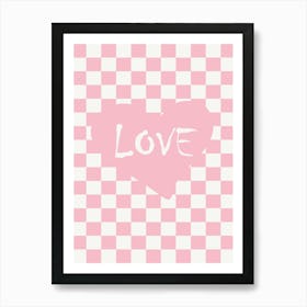 Love Pink 4 Art Print