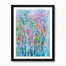 Birch Trees 11 Art Print