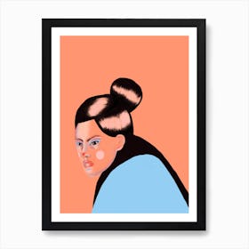 Asian Girl Art Print