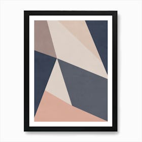 Geometric Triangles - AR02 Art Print