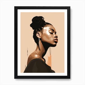 Portrait Of African Woman 9 Art Print