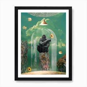  Surrealistic Animals Gorilla Art Print